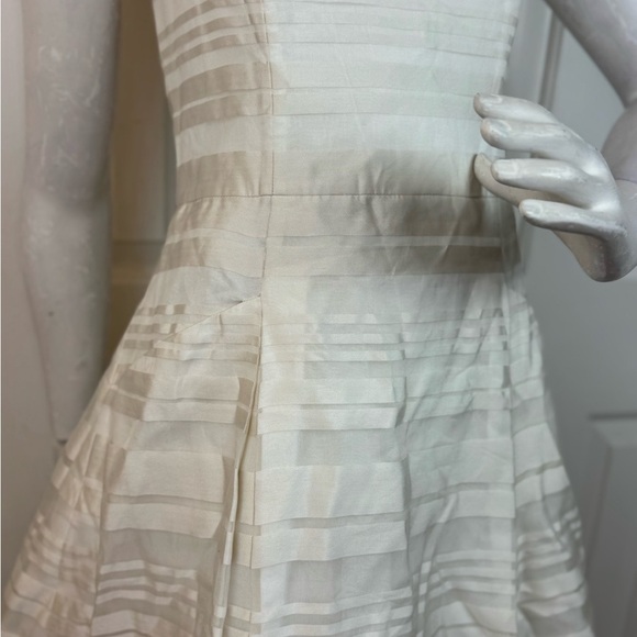 Lilly Pulitzer Resort White Wrapping Stripe Silk Organza Blossom Dress Size 6 - Picture 6 of 16